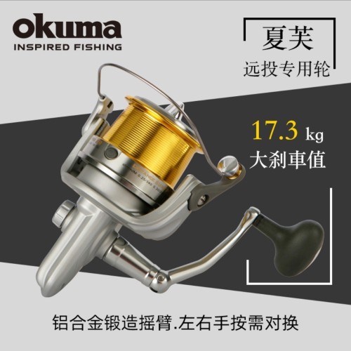 宝熊夏芙远投轮淡海水两用左右手互换浅线杯加深线杯超大刹车力