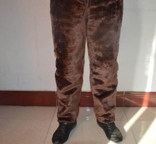 Pantalon cuir homme droit pour hiver - Ref 1483579 Image 3