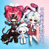 逃出惊魂夜转校生桃乐丝猫女梵蒂娅全身可动纸片人免裁剪儿童玩具