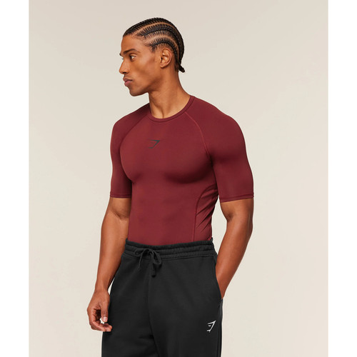 正品现货 GYMSHARK  ELEMENT 2.0 速干紧身衣运动轻薄基础短袖t恤