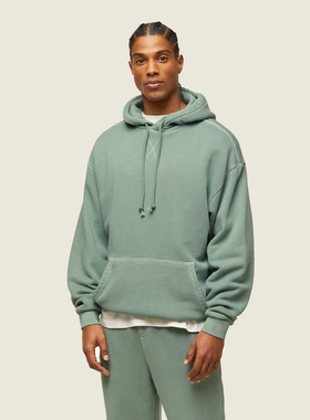 正品现货 GYMSHARK Everywear Relaxed  水洗运动极简卫衣帽衫