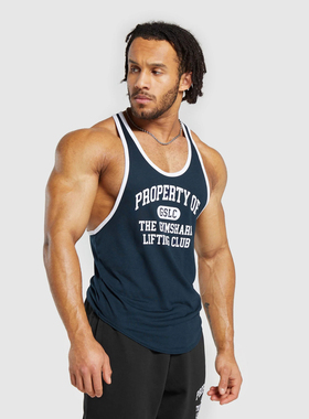 正品现货 Gymshark Property Of Stringer 运动健身训练背心吊带