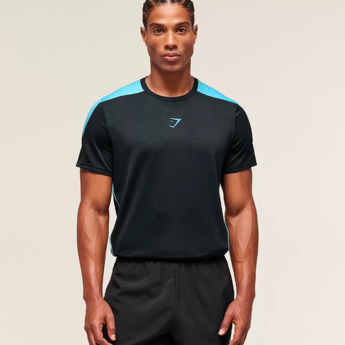 正品现货 Gymahark Arrival  block 速干透气运动健身短袖t恤