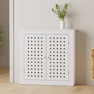 定制洞洞板分水器遮挡装饰罩暖气片遮丑柜阀门水表管道装饰箱