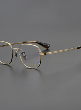 日系DI蒂TA塔同款近视遮阳墨镜DTX151超轻纯钛男士高度数眼镜框架