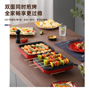 迈卡罗MC-BD122电饼铛双面加热方盘煎饼锅三明治早餐机电饼铛批发