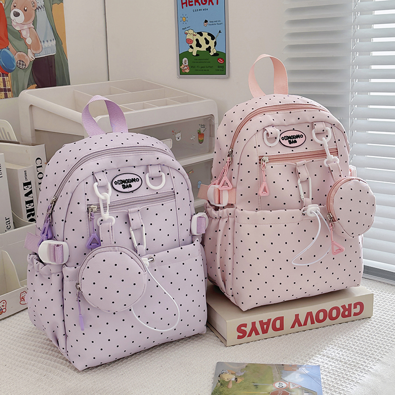 儿童背包女孩外出旅游轻便补课小书包小学生秋游可爱研学双肩包女