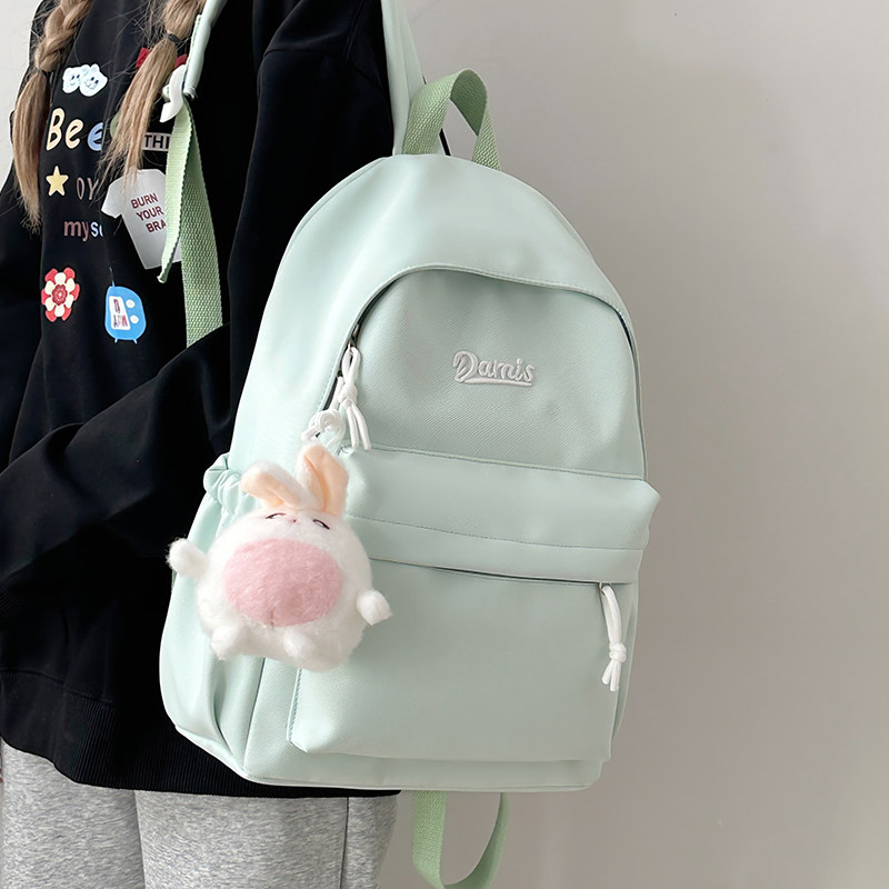 书包少女轻便初高中小学生休闲旅游背包高颜值新款韩版简约双肩包