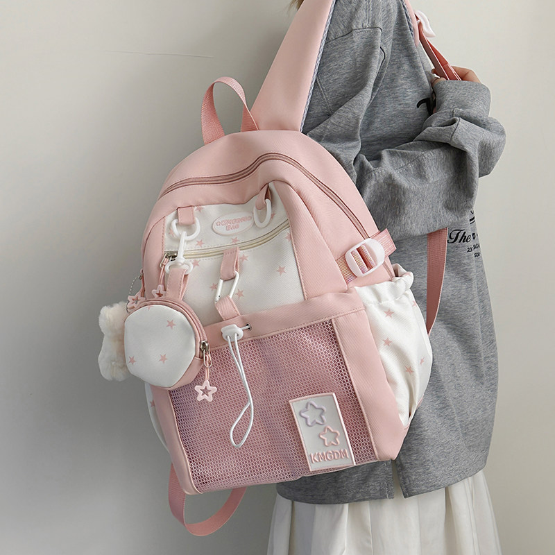 儿童双肩包女孩一二年级上课书包小学生超轻防水补课研学旅游背包