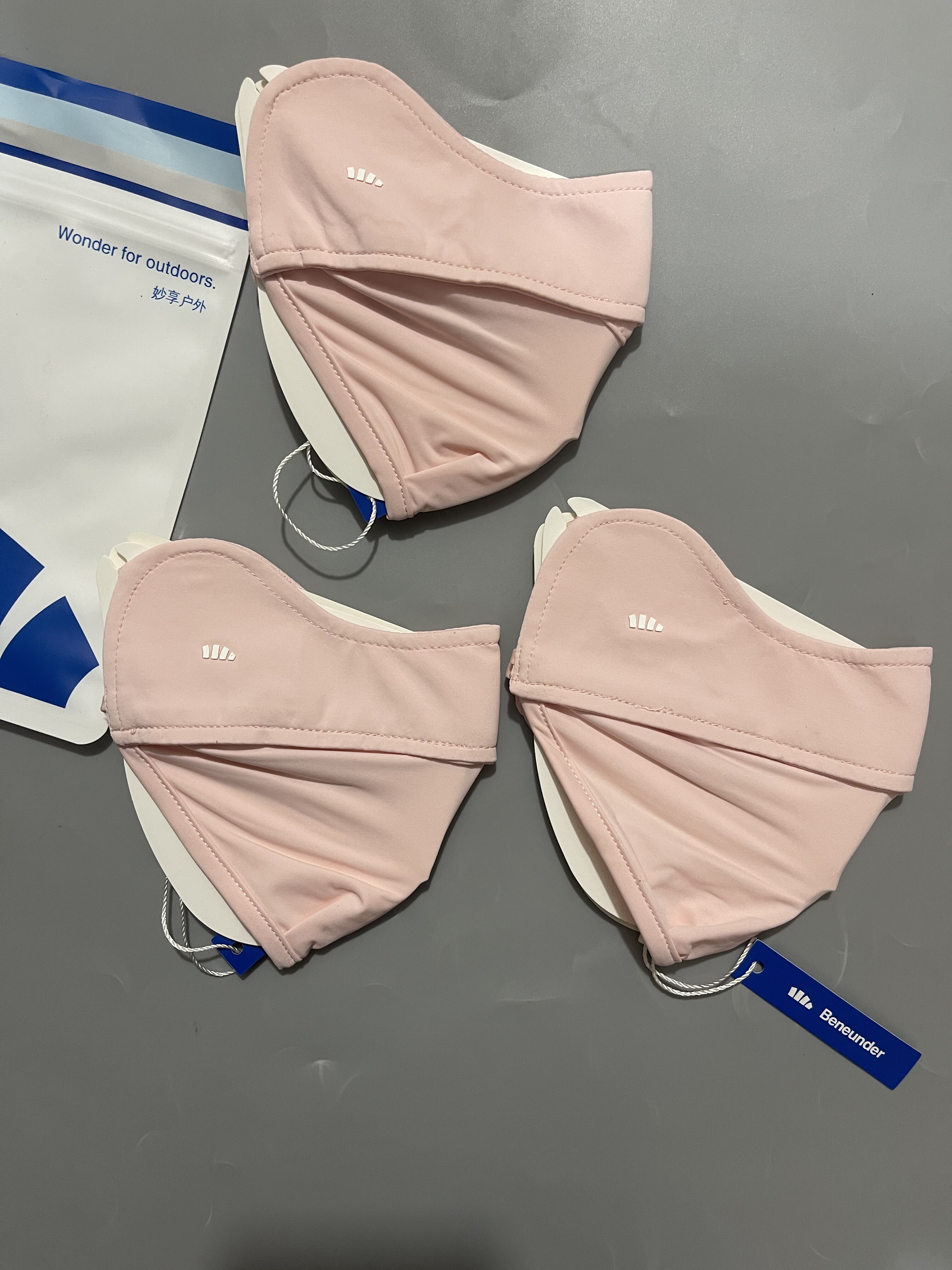 妙享户外冰薄系列防晒口罩夏季冰丝面罩户外骑行防紫外线透气均码