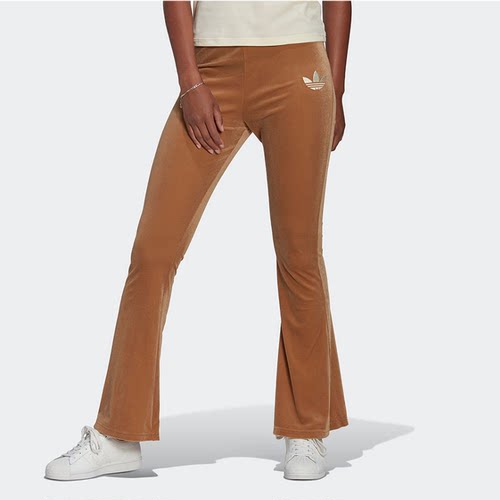 官方正品Adidas/阿迪达斯FLARED LEGGINGS三叶草女子喇叭裤IB2036