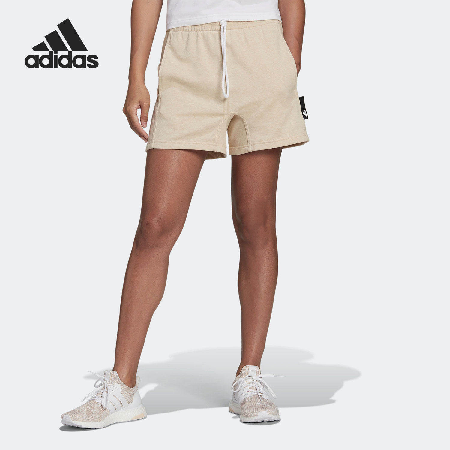 Adidas/阿迪达斯正品当季新款居家女子休闲运动时尚短裤HE3092,运动服/休闲服装,运动长裤,淘宝优惠券,粉丝福利购,淘宝优惠卷