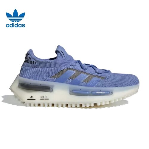 官方正品Adidas/阿迪达斯女款三叶草 NMD_S1 boost底运动鞋HQ4468
