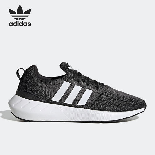 官方正品Adidas/阿迪达斯Swift Run 22三叶草男女款跑步鞋 GZ3496
