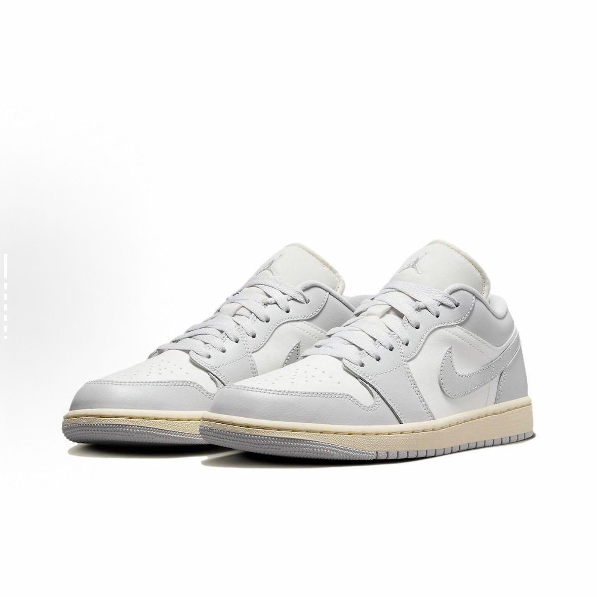 正品瑕疵耐克Nike Jordan 1AJ1灰白低帮复古篮球鞋板鞋DC0774-103