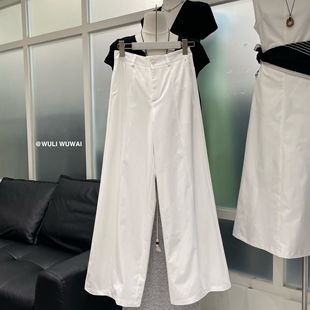 1122 鑫燃KIKI 夏季 簡約純色高級感休閑西褲