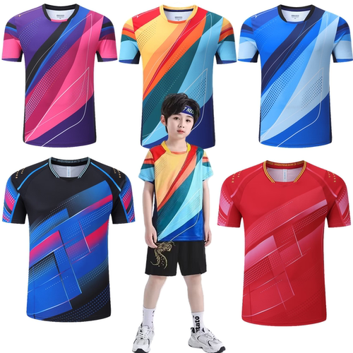 新款乒乓球服套装男女短袖运动服儿童球衣国家队服训练大赛服定制