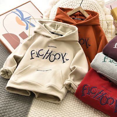 男童卫衣冬季韩版加绒2025新款