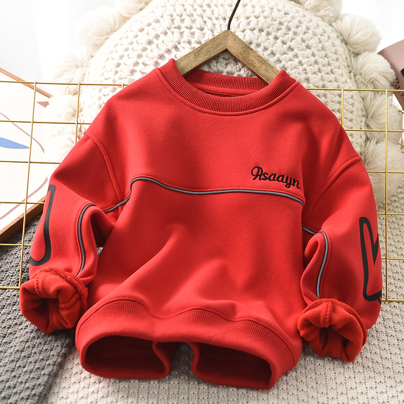 卫衣秋冬季男童韩版加绒2025新款