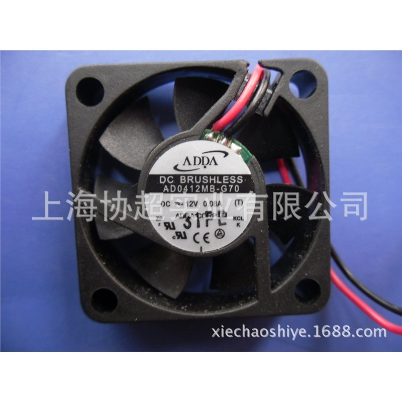 协禧直流风机AD0412MB-G70401012V 低嗓音长寿命 全新