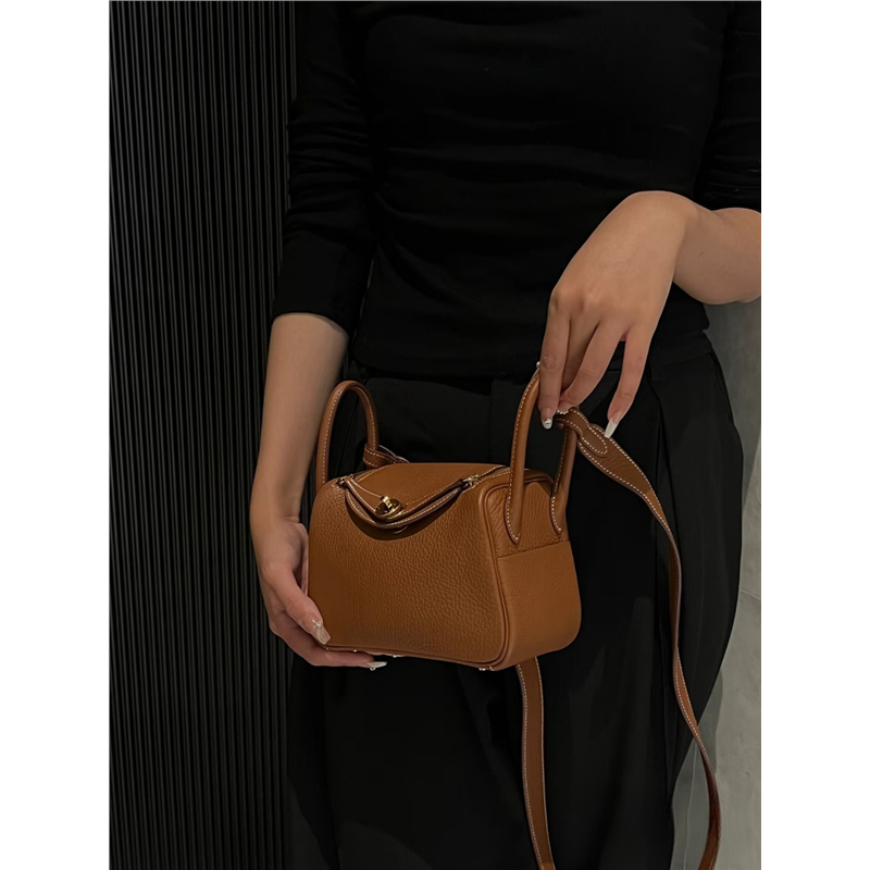 FR APC琳迪包26女mini牛皮真皮女包单肩斜挎枕头包lindy通勤包腋