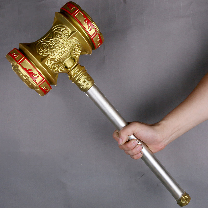 pu软胶小孩玩具斗罗1:1唐三昊天锤特大号武器cosplay橡胶模型礼物