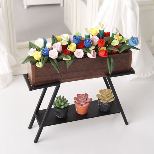 里左拉微缩花架餐边柜12分