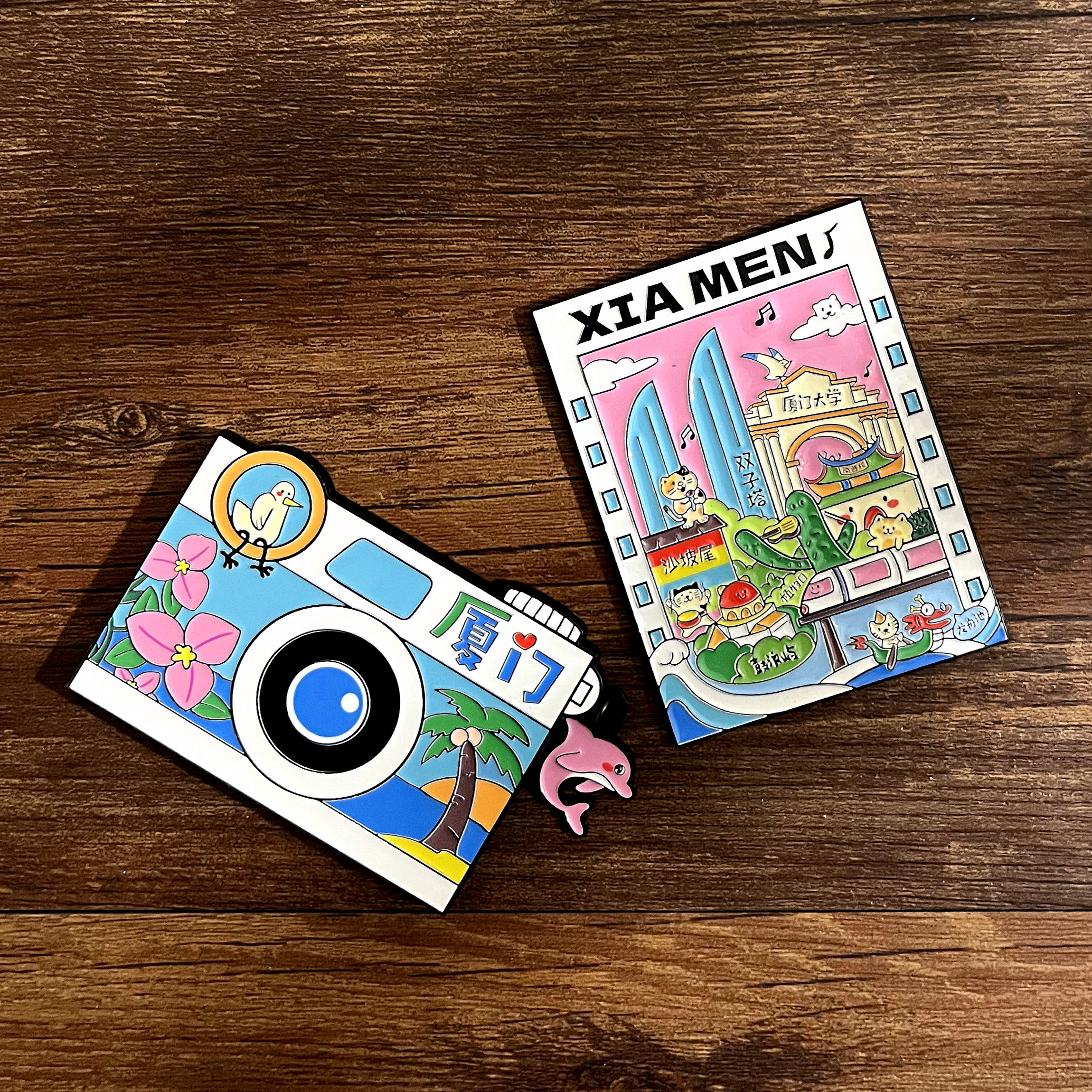 厦门相机金属冰箱贴特色景点礼品