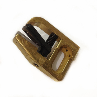 津田驹海鹰日发红旗咸阳长岭喷气织机配件下手废边右铜剪刀片铜套