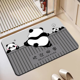 118浴室卫生间门口硅藻泥一二布布吸水地垫防滑脚垫子洗手间