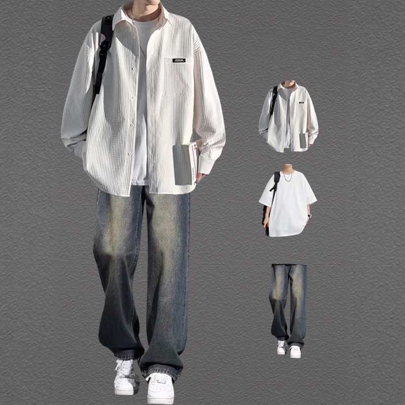 高端休闲套装男春秋季2025新款