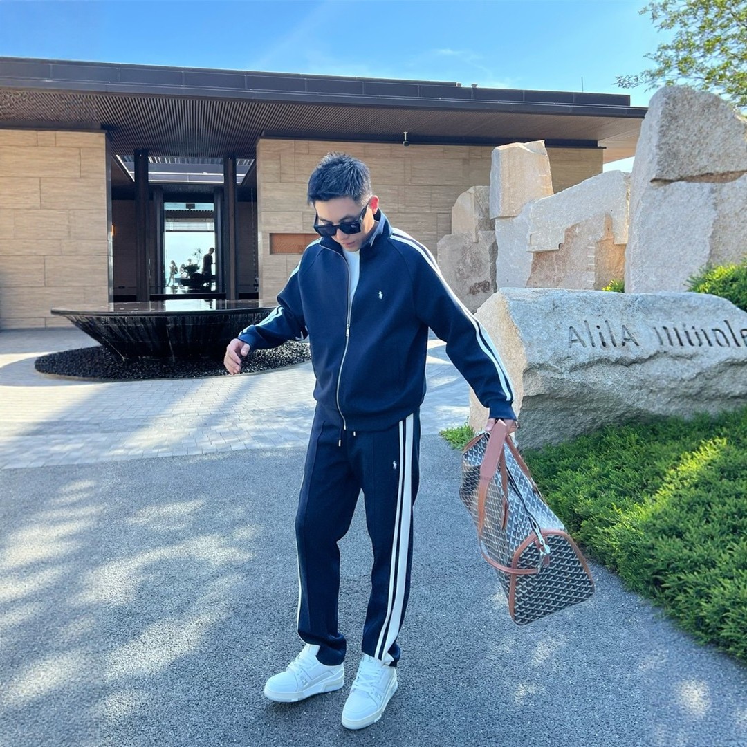 高端休闲运动套装男春秋季2025