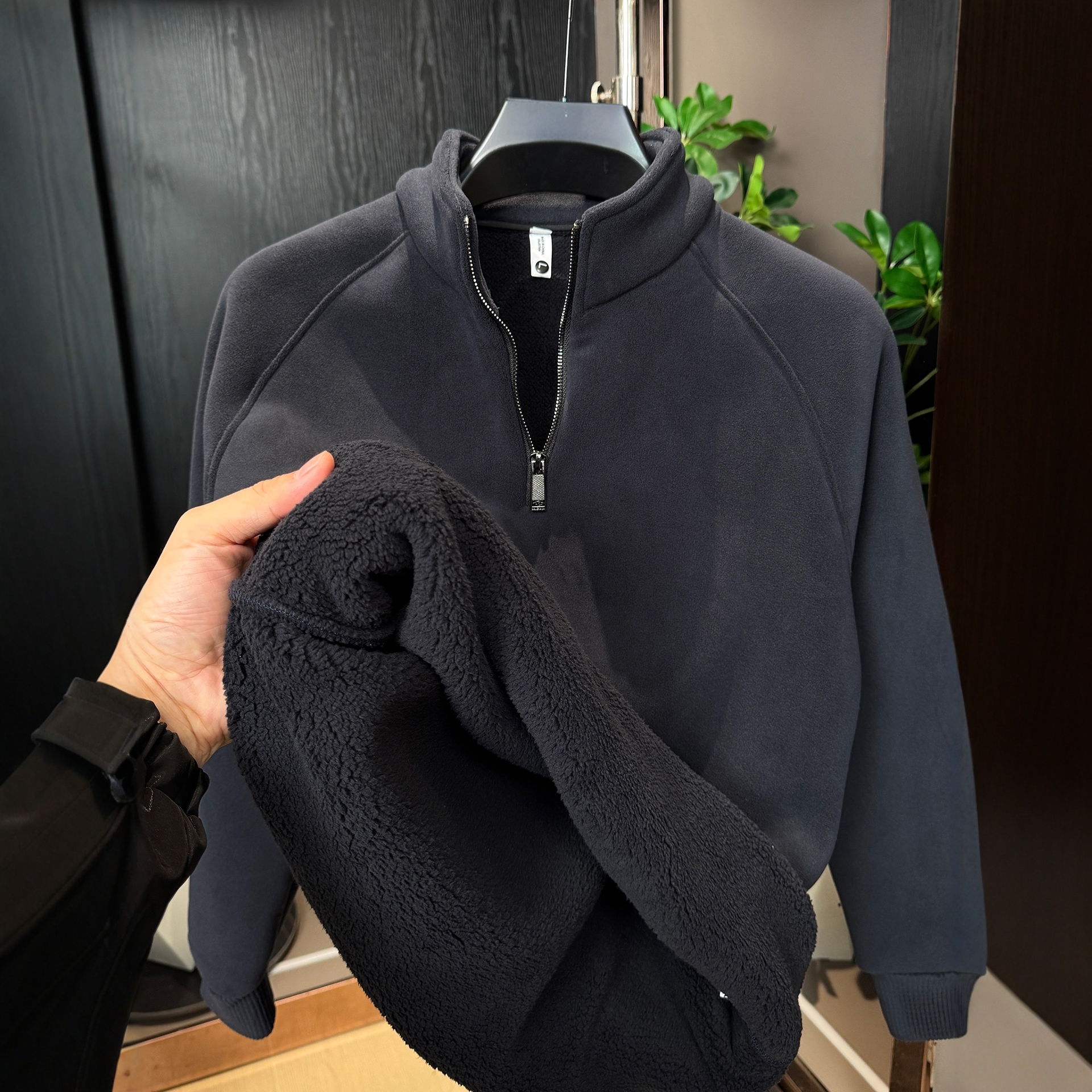 高端套头卫衣男加厚保暖打底上衣