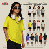 春夏潮牌巴家配色童装 短袖 中大干凉感运动恤T恤抗菌纯色T801be