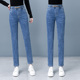 高腰显瘦弹力松紧腰铅笔裤 女士新款 中年妈妈小脚牛仔裤 2026春季