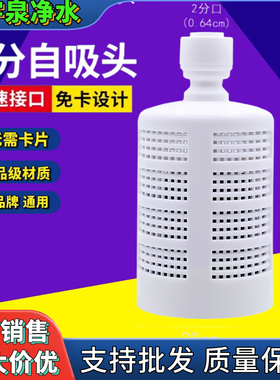 净水器自吸泵过滤头2分自吸头1/4