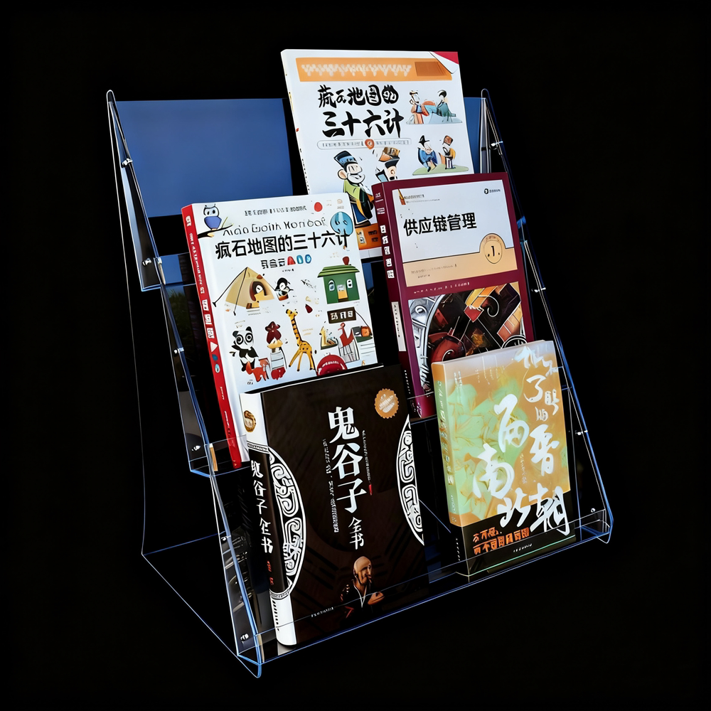 会展宣传单架亚克力绘本书籍展示架袜子红包陈列架面膜牛排收纳架