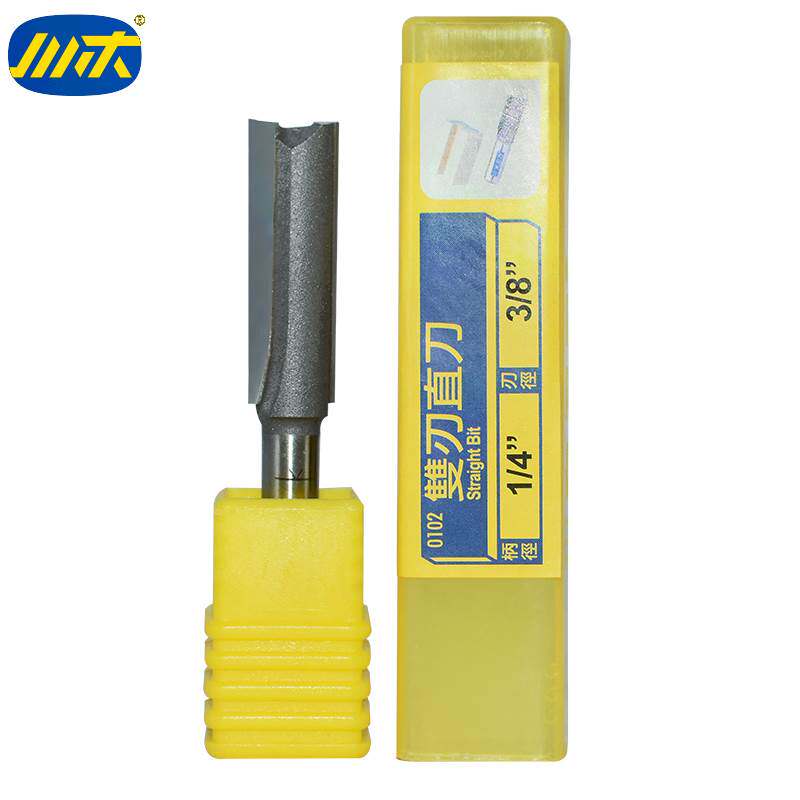 正品川木直刀公制英制6mm-30毫米修边机雕刻机开18板铣刀木工1801