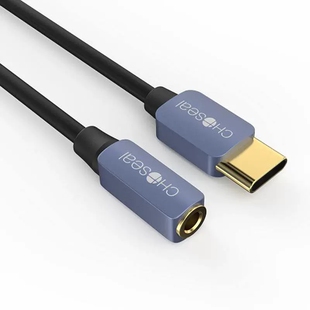 秋叶原typec转3.5mm母头音频线aux车用连接音箱耳机延长线QS3537