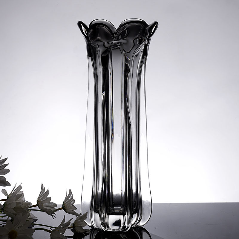 轻奢长颈花边加厚琉璃花瓶现代简约客厅电视柜高端家居插花器摆设,家居饰品,花瓶,淘宝优惠券,粉丝福利购,淘宝优惠卷