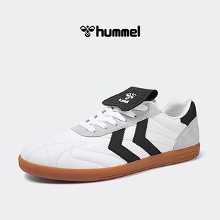 hummel足球风盖盖鞋复古德训鞋男休闲运动板鞋女超轻低帮系带情侣