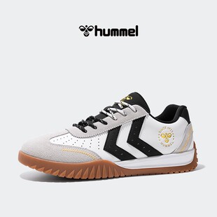 hummel2026年春季复古德训鞋男女运动休闲鞋系带防滑时尚板鞋情侣