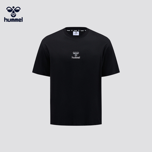 HUMMEL官方2025夏季新款索罗娜凉感3D立体蜂头logo短袖t恤男女潮