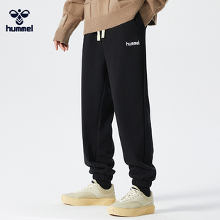 HUMMEL2025春秋季新款裤子男女运动裤休闲长裤宽松美式卫裤束脚裤