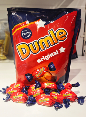 宜家IKEA芬兰进口巧克力夹心太妃糖果270g经典上海袋装儿童送礼物