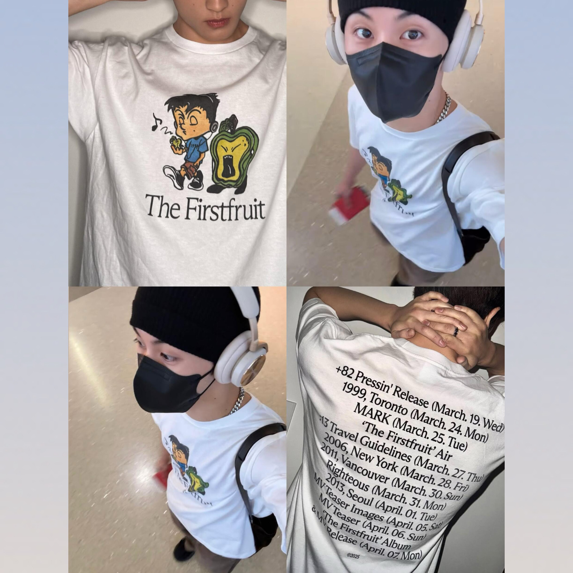 NCT127李马克同款白色纯