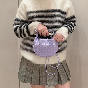 春夏新款迷你沙丁鱼SARDINE可爱精致真皮编织斜挎手提单肩女包包