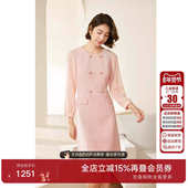 乔万尼高级精致感法式 气质连衣裙2025初秋小香风商场同款 EM3E341