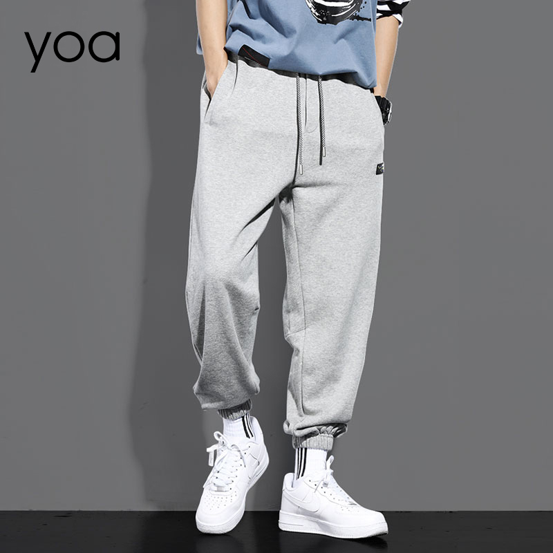 yoa秋季嘻哈ins休闲韩版运动裤子