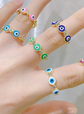 女混合街头恶魔之眼饰品